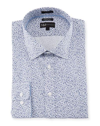 Trim-fit Floral Dress