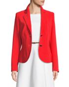 Two-button Crepe Blazer