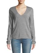 Nosfa V-neck Embellished Wool