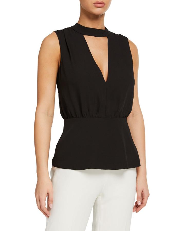 Mock-neck Blouse