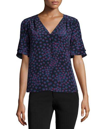 Navy Combo S/s Aster Floral