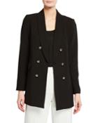 Shawl-collar Double-breasted Jacket