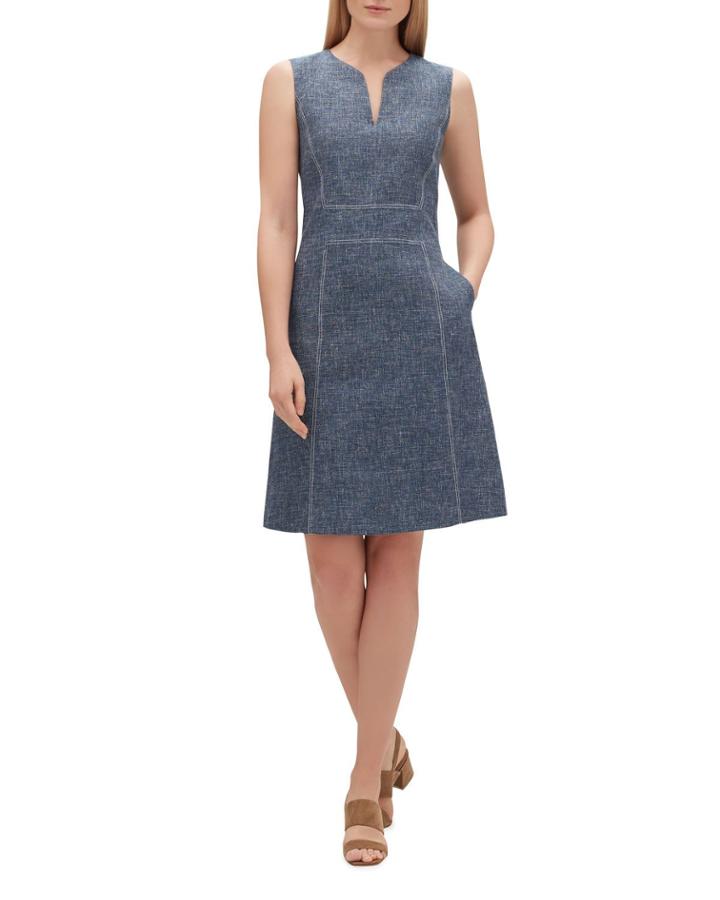 Brett Sublime Space-dye Sleeveless Dress