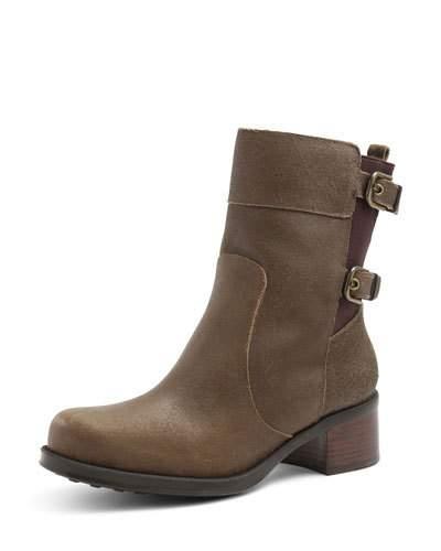 Laura Waterproof Leather Ankle Boot
