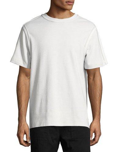 Bound Seam Jersey T-shirt, Gray