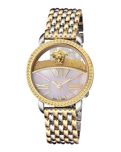 38mm Krios Two-tone Bracelet Watch,