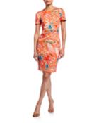 Ember Floral-print Short-sleeve