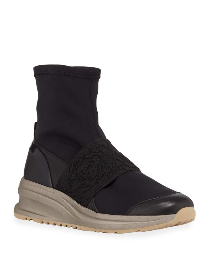 Zorah Leather Stretch Slip-on