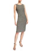 Modern Punto Knit Sleeveless Dress