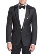 Men's Sequin Wool/silk Tuxedo Jacket