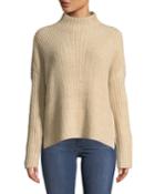 Mock-neck Drop-shoulder