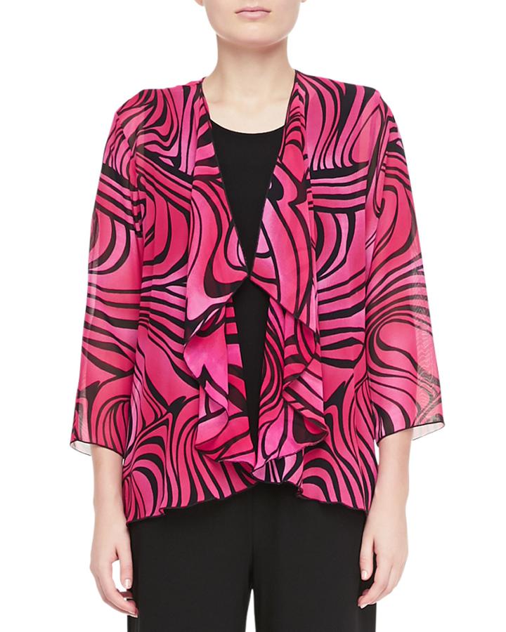 Groovy Swirl Drape Jacket
