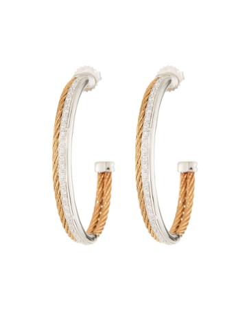 Classique Diamond Hoop Earrings
