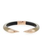 Alexis Bittar Lucite Pointed Hinge Bracelet, Warm Gray, Women's, Warm Grey