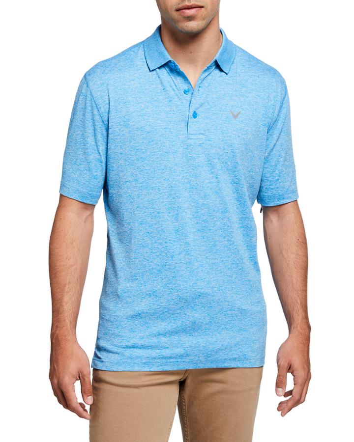 Men's Cooling Heathered Polo