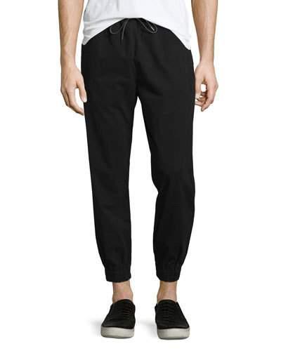 Hamilton Drawstring Jogger Pants, Black