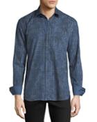Men's Shaped-fit Gingham Woven