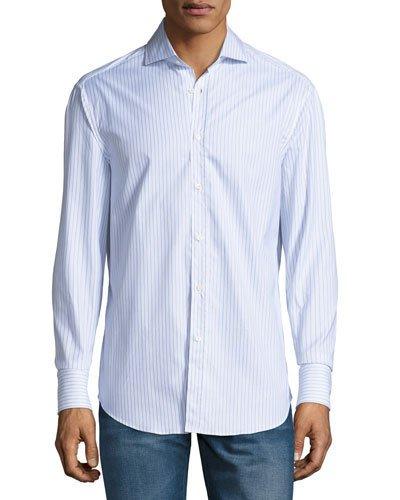 Striped Basic-fit Sport Shirt,