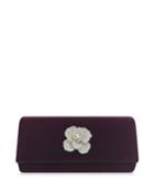 Kyra Embellished Velvet Clutch Bag