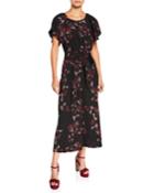 Rose Noir Cropped Jumpsuit