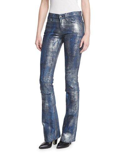 867 Coated Boot-cut Jeans,