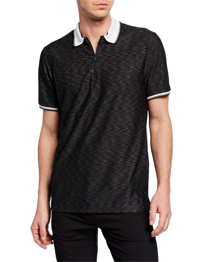 Men's Classic Half-zip Polo