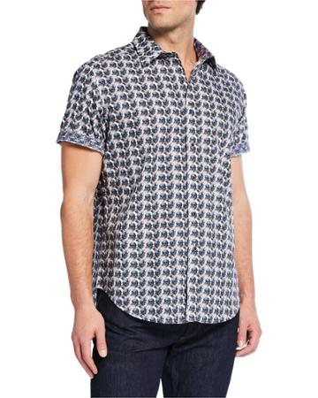 Men's Hampden Skull Print Short-sleeve