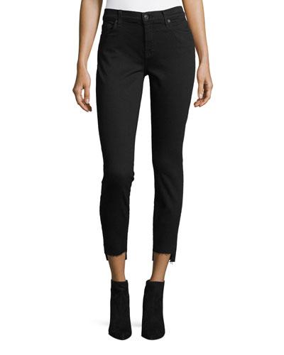 Ankle-skinny Jeans With Hem