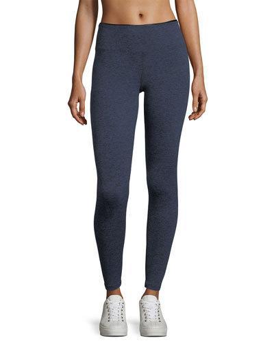 Mystic Mid-rise Heathered Crop