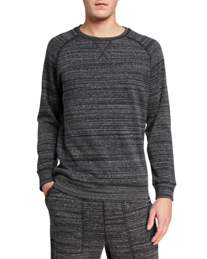 Men's Crewneck Marled Raglan