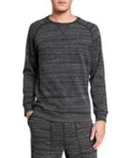 Men's Crewneck Marled Raglan