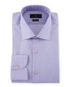 Marcus Solid Cotton Barrel-cuff Dress