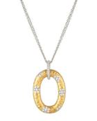 Martellato Two-tone 18k Diamond Pendant Necklace