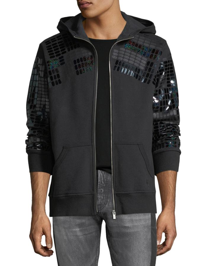 Reflective Zip-up Hoodie