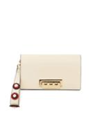 Earthette Clutch Bag With Floral Wristlet