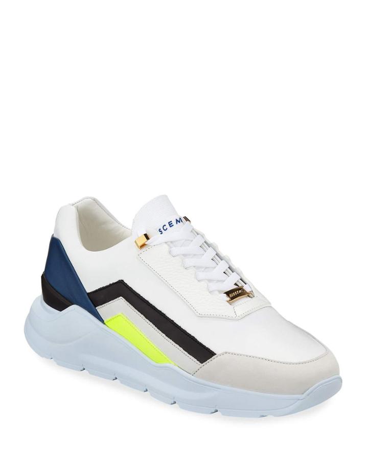 Men's Strada Leather Trainer