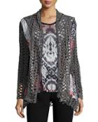 Printed Cardigan & Top