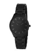 Men's Helsingor Quartz Black Stainless Steel Bracelet Watch