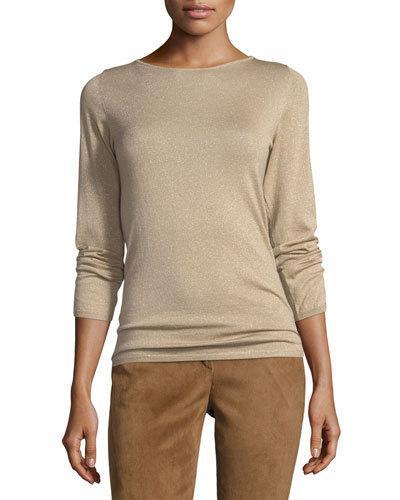 Cashmere-blend Boat-neck