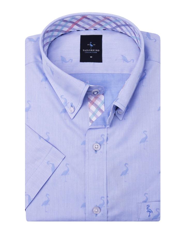 Men's Flamingo Short-sleeve Cotton