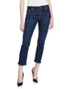 Kimmie Cropped Frayed Jeans