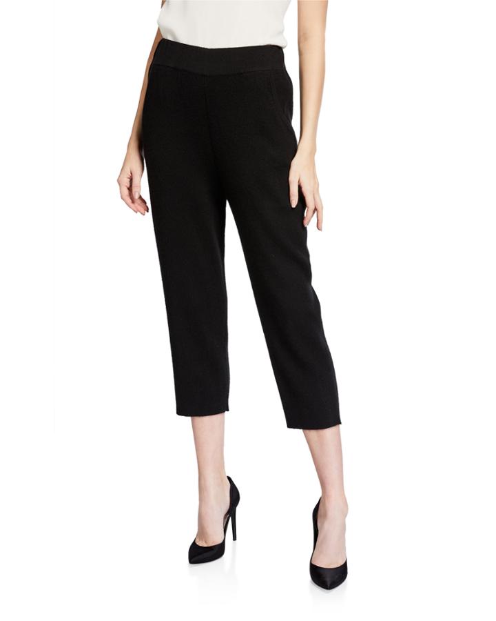 Ribbed Cashmere/silk Culottes