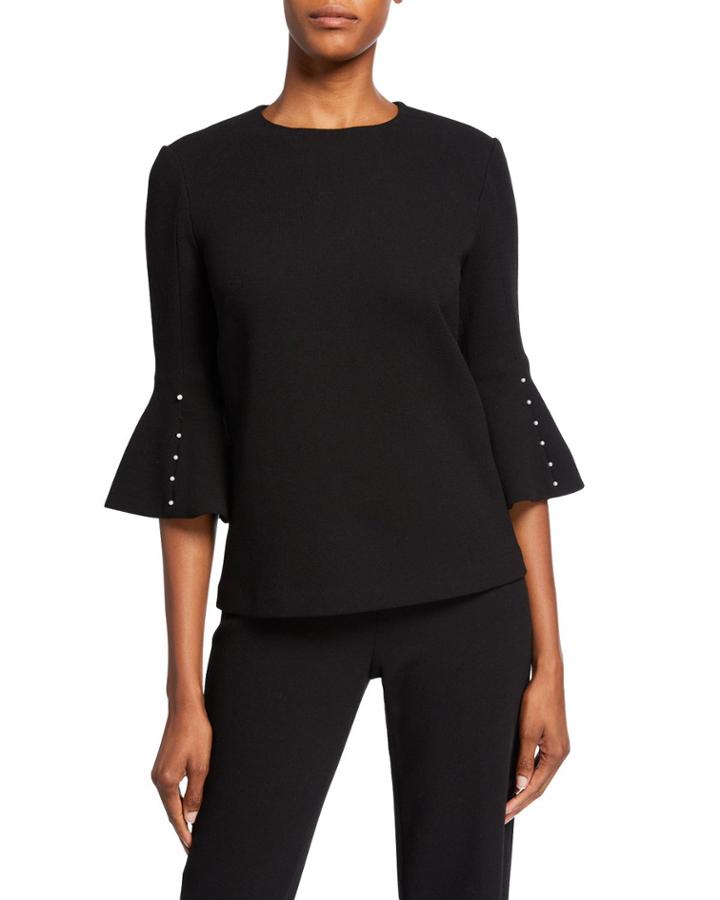 Pearl Sleeve Tunic Top