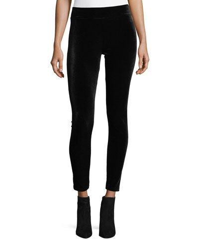 Elastic-waist Velvet