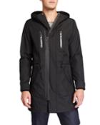 Men's Twill Hooded Parka