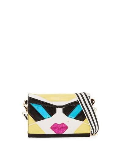 Kitsch Face Crossbody Bag,