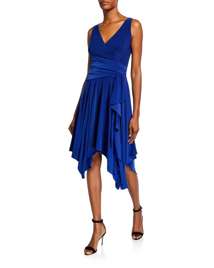 Fit-&-flare Handkerchief Dress