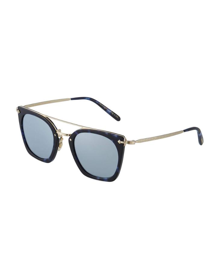 Dacette Acetate/metal Aviator