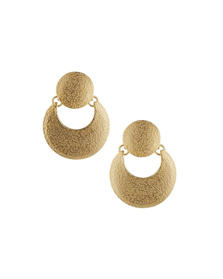 Ruler Door-knocker Earrings