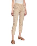 Relaxed Cropped Cargo Pants